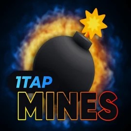 1Tap Mines online game logo by Turbo Games on spinsy-casino.eu.com