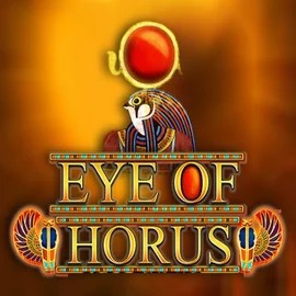 Eye of Horus slot logo by RTG (Reel Time Gaming) at Spinsy Casino