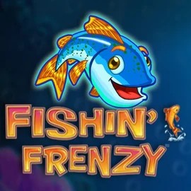 Fishin Frenzy logo by Blueprint Gaming Spinsy Casino