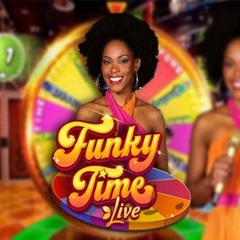 Funky Time online game logo by Evolution on spinsy-casino.eu.com