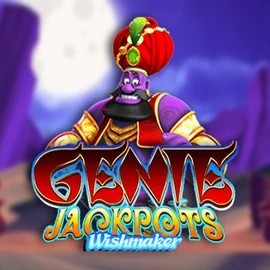 Genie Jackpots Wishmaker slot logo by Blueprint Gaming at Spinsy Casino