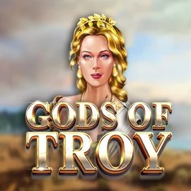 Gods of Troy online game logo by Red Tiger Gaming on spinsy-casino.eu.com