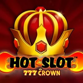 Hot Slot 777 Crown slot logo by Wazdan at Spinsy Casino