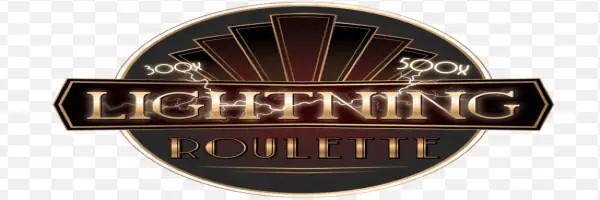 Lightning Roulette slot logo by Evolution at Spinsy Casino