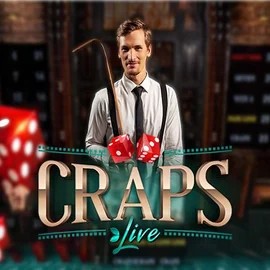 Live Craps by Evolution, showcased at spinsy-casino.eu.com – game logo