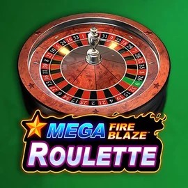 Mega Fire Blaze Roulette logo by Playtech at Spinsy Casino