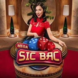 Mega Sic Bac slot logo by Pragmatic Play at Spinsy Casino