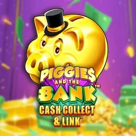 Piggies And The Bank Cash Collect & Link slot visual from Origins available on spinsy-casino.eu.com