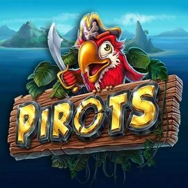 Pirots slot logo by ELK Studios at Spinsy Casino