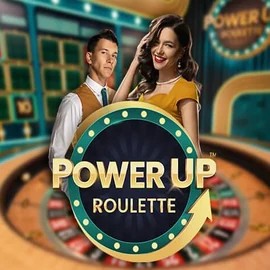 PowerUP Roulette online game logo by Pragmatic Play on spinsy-casino.eu.com