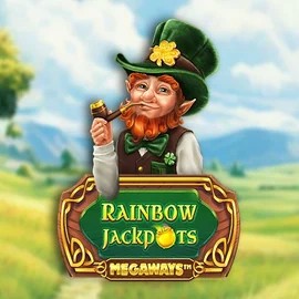 Rainbow Jackpots Megaways online game logo by Red Tiger Gaming on spinsy-casino.eu.com