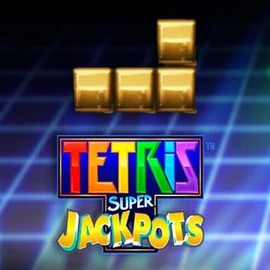 Tetris Super Jackpots casino game by WMS – featured logo at Spinsy Casino
