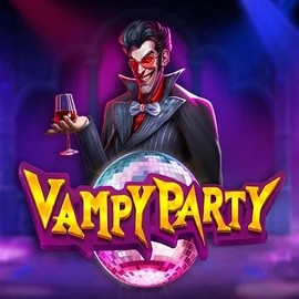 Vampy Party online game logo by Pragmatic Play on spinsy-casino.eu.com