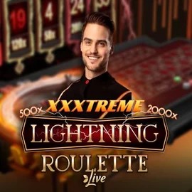 XXXtreme Lightning Roulette online game logo by Evolution on spinsy-casino.eu.com